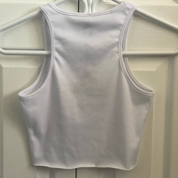 New Red Angel Embroidered Crop Tank Top! - Picture 3 of 6